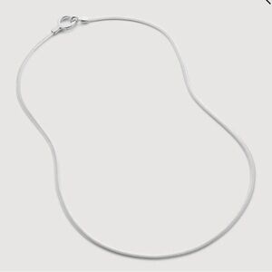 NWOT Monica Vinader Snake Chain Necklace 18'